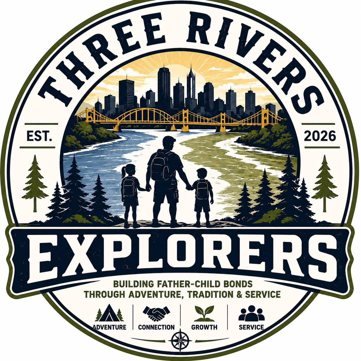 Three Rivers Explorers logo